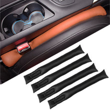 Load image into Gallery viewer, 4 PCS Car Styling Accessories Seat Gap Filler Leather Pad Spacer Protective Softer Bar Slot Plug Car Gap Filler, Car Seat Gap Filler