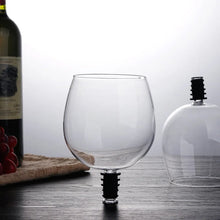 Load image into Gallery viewer, Wine Bottle Glass Topper - Drink Directly From the Bottle