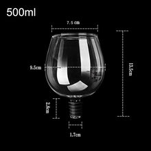 Load image into Gallery viewer, Wine Bottle Glass Topper - Drink Directly From the Bottle