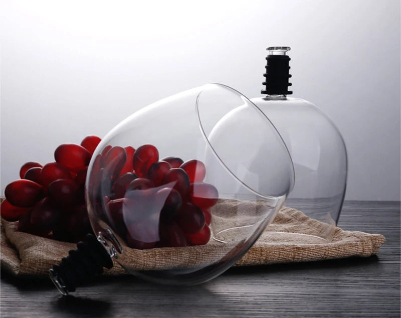 Wine Bottle Glass Topper - Drink Directly From the Bottle