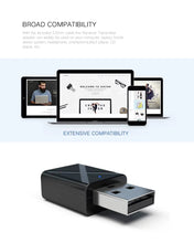 Load image into Gallery viewer, Techme KN320 Bluetooth 5.0 Transmitter Receiver Stereo Wireless Adapter