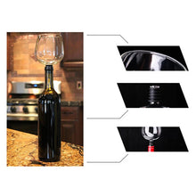 Load image into Gallery viewer, Wine Bottle Glass Topper - Drink Directly From the Bottle