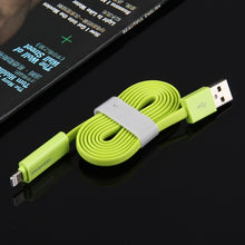 Load image into Gallery viewer, HAWEEL 1m 2 in 1 Micro USB &amp; 8 Pin to USB Data Sync Charge Cable
