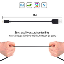 Load image into Gallery viewer, HAWEEL 1m High Speed 35 Cores 8 Pin to USB Sync Charging Cable for iPhone, iPad, 8 Pin 1m, 8 pin Cable 1m