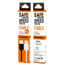 Load image into Gallery viewer, HAWEEL 1m High Speed 35 Cores 8 Pin to USB Sync Charging Cable for iPhone, iPad, 8 Pin 1m, 8 pin Cable 1m