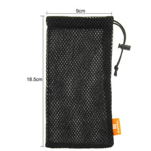 Load image into Gallery viewer, HAWEEL Pouch Bag for Smart Phones, Power Bank and other Accessories, Size up to 5.5 inch, 5.5 inch Black