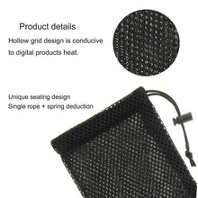 Load image into Gallery viewer, HAWEEL Pouch Bag for Smart Phones, Power Bank and other Accessories, Size up to 5.5 inch, 5.5 inch Black