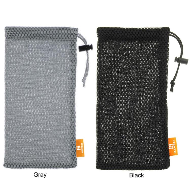 HAWEEL Pouch Bag for Smart Phones, Power Bank and other Accessories, Size up to 5.5 inch, 5.5 inch Black