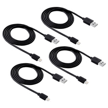 Load image into Gallery viewer, 4 PCS HAWEEL 1m High Speed 8 pin to USB Sync and Charging Cable Kit for iPhone, iPad