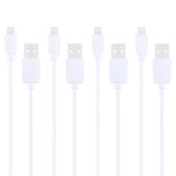 4 PCS HAWEEL 1m High Speed 8 pin to USB Sync and Charging Cable Kit for iPhone, iPad
