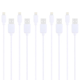 5 PCS HAWEEL 1m High Speed 8 pin to USB Sync and Charging Cable Kit for iPhone, iPad