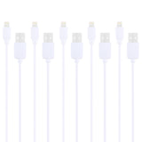 5 PCS HAWEEL 1m High Speed 8 pin to USB Sync and Charging Cable Kit for iPhone, iPad