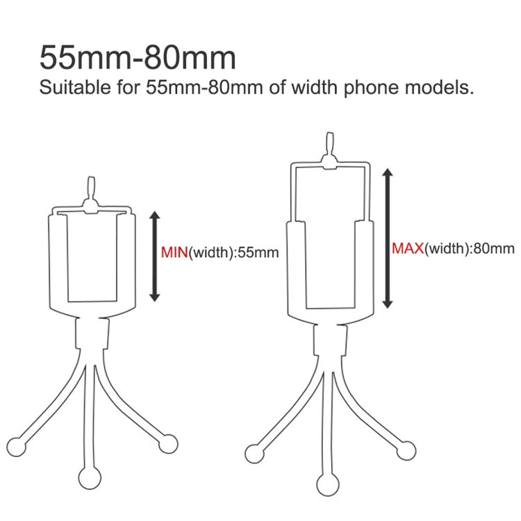 HAWEEL Flexible Octopus Tripod Holder Clip, HWL-6400, HWL-6400HK