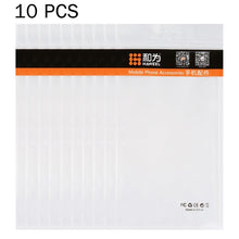 Load image into Gallery viewer, 10 PCS HAWEEL 21cm x 11.5cm Hang Hole Clear Front White Pearl Jewelry Zip Lock Packaging Bag