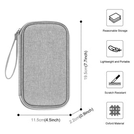 HAWEEL Electronic Organizer Storage Bag for Cellphones, Power Bank, Cables, Mouse, Earphones