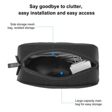 Load image into Gallery viewer, HAWEEL Electronic Organizer Storage Bag for Charger, Power Bank, Cables, Mouse, Earphones, Size: S