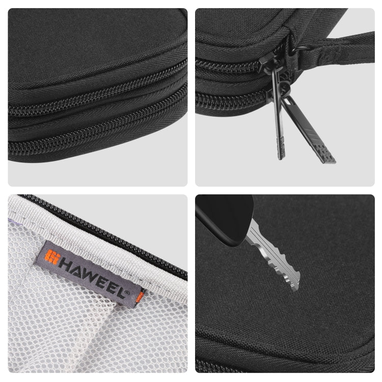 HAWEEL Electronic Organizer Double Layers Storage Bag for Cables, Charger, Power Bank, Phones, Earphones