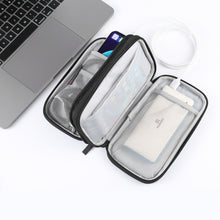 Load image into Gallery viewer, HAWEEL Electronic Organizer Double Layers Storage Bag for Cables, Charger, Power Bank, Phones, Earphones