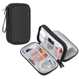 HAWEEL Electronic Organizer Double Layers Storage Bag for Cables, Charger, Power Bank, Phones, Earphones