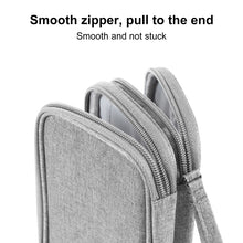 Load image into Gallery viewer, HAWEEL Electronic Organizer Double Layers Storage Bag for Cables, Charger, Power Bank, Phones, Earphones, Double Layers Organizer