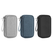 Load image into Gallery viewer, HAWEEL Electronic Organizer Double Layers Storage Bag for Cables, Charger, Power Bank, Phones, Earphones, Double Layers Organizer