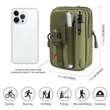 Load image into Gallery viewer, HAWEEL Hiking Belt Waist Bag Outdoor Sport Motorcycle Bag 7.0 inch Phone Pouch