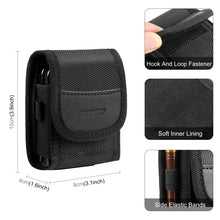 Load image into Gallery viewer, HAWEEL Flip Phone Nylon Cloth Belt Clip Carrying Pouch Bag