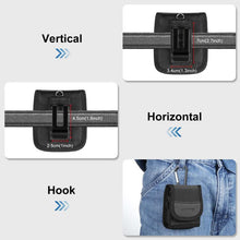 Load image into Gallery viewer, HAWEEL Flip Phone Nylon Cloth Belt Clip Carrying Pouch Bag