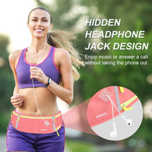 Load image into Gallery viewer, HAWEEL Running Belt Waist Fanny Pack Bag Sports Waterproof Waist Phone Pocket, Waist Phone Pocket
