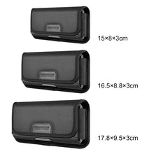 Load image into Gallery viewer, HAWEEL 4.7 inch Nylon Cloth Phone Belt Clip Horizontal Carrying Pouch with Card Slot