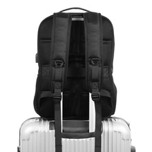 Load image into Gallery viewer, HAWEEL 14W Solar Panel Power Backpack Laptop Bag with Handle and 5V / 2.1A Max USB Charging Port, 14W Backpack 2