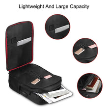 Load image into Gallery viewer, HAWEEL 14W Solar Panel Power Backpack Laptop Bag with Handle and 5V / 2.1A Max USB Charging Port, 14W Backpack 2