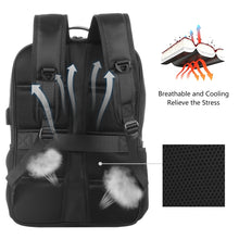 Load image into Gallery viewer, HAWEEL 14W Solar Panel Power Backpack Laptop Bag with Handle and 5V / 2.1A Max USB Charging Port, 14W Backpack 2