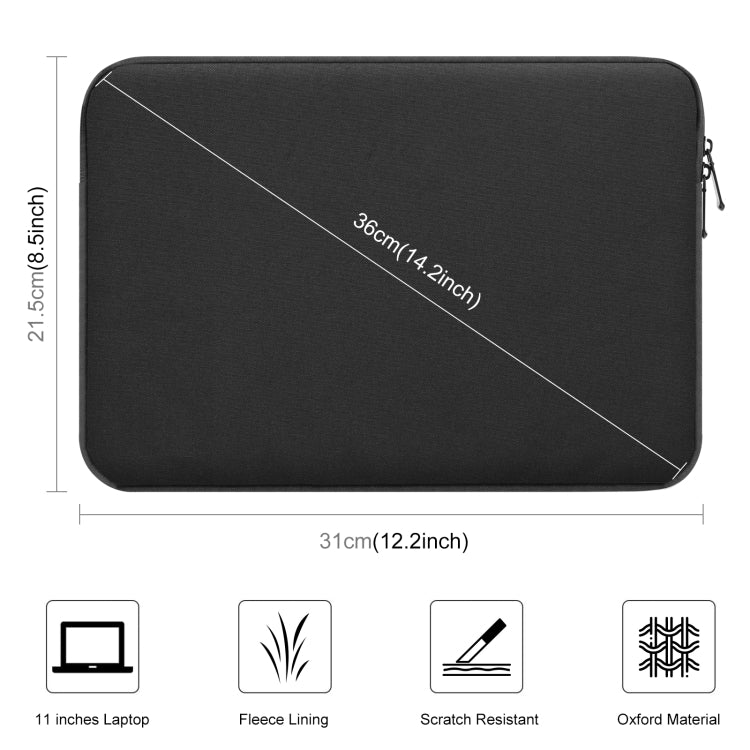 HAWEEL 11 inch Sleeve Case Zipper Briefcase Carrying Bag For Macbook, Samsung, Lenovo, Sony, DELL Alienware, CHUWI, ASUS, HP, 11 inch and Below Laptops / Tablets, 11 inch, 11 inch Handbag(AE Warehouse)