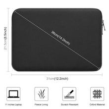 Load image into Gallery viewer, HAWEEL 11 inch Sleeve Case Zipper Briefcase Carrying Bag For Macbook, Samsung, Lenovo, Sony, DELL Alienware, CHUWI, ASUS, HP, 11 inch and Below Laptops / Tablets, 11 inch, 11 inch Handbag(AE Warehouse)