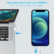 Load image into Gallery viewer, HAWEEL 25W 3A USB-C / Type-C to 8 Pin PD Fast Charging Cable for iPhone, iPad, Cable Length:1m, Type-C to 8 Pin 1m