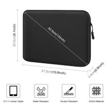 Load image into Gallery viewer, HAWEEL 11 inch Tablet Sleeve Case Zipper Briefcase Bag for 9.7-11.0 inch Tablets, For 9.7-11.0 inch Tablets