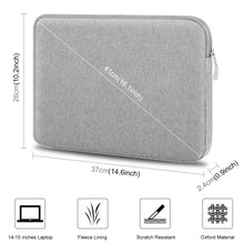 Load image into Gallery viewer, HAWEEL 15 inch Laptop Sleeve Case Zipper Briefcase Bag for 14-15 inch Laptop, For 14-15 inch Laptop