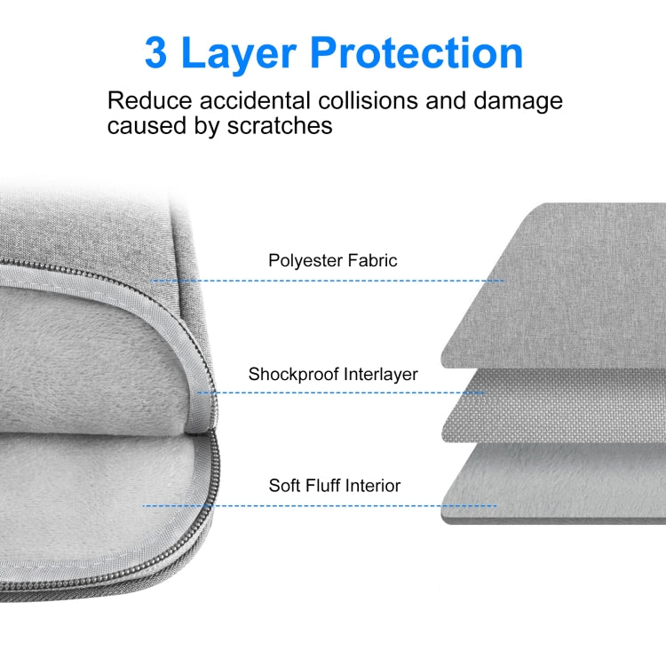 HAWEEL 16 inch Laptop Sleeve Case Zipper Briefcase Bag for 15-16.7 inch Laptop, For 15-16.7 inch Laptop