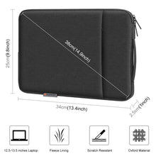 Load image into Gallery viewer, HAWEEL Laptop Sleeve Case Zipper Briefcase Bag with Handle for 12.5-13.5 inch Laptop, For 12.5-13.5 inch Laptop (with Handle)