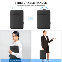 Load image into Gallery viewer, HAWEEL Laptop Sleeve Case Zipper Briefcase Bag with Handle for 12.5-13.5 inch Laptop, For 12.5-13.5 inch Laptop (with Handle)