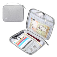 Load image into Gallery viewer, HAWEEL Passport Wallet Document Organizer Credit Cards Case Bag with Handle, Handle Bag