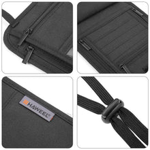 Load image into Gallery viewer, HAWEEL Neck Passport Wallet Bag Document Organizer Credit Cards Case Bag, Neck Pouch