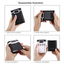 Load image into Gallery viewer, HAWEEL DIY 4 x 18650 Battery (Not Included) 10000mAh Power Bank Shell Box with 2 x USB Output &amp; Display for iPhone, Galaxy, Sony, HTC, Google, Huawei, Xiaomi, Lenovo and other Smartphones, DIY 4x 18650 Batteries 10000mAh