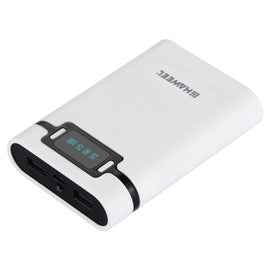 HAWEEL DIY 4 x 18650 Battery (Not Included) 10000mAh Power Bank Shell Box with 2 x USB Output & Display for iPhone, Galaxy, Sony, HTC, Google, Huawei, Xiaomi, Lenovo and other Smartphones, DIY 4 x 18650 10000mAh  Battery (US)                           ...