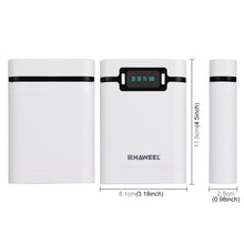 Load image into Gallery viewer, HAWEEL DIY 4 x 18650 Battery (Not Included) 10000mAh Power Bank Shell Box with 2 x USB Output &amp; Display for iPhone, Galaxy, Sony, HTC, Google, Huawei, Xiaomi, Lenovo and other Smartphones, DIY 4 x 18650 10000mAh  Battery (US)                           ...