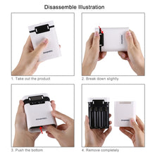 Load image into Gallery viewer, HAWEEL DIY 4 x 18650 Battery (Not Included) 10000mAh Power Bank Shell Box with 2 x USB Output &amp; Display for iPhone, Galaxy, Sony, HTC, Google, Huawei, Xiaomi, Lenovo and other Smartphones, DIY 4 x 18650 10000mAh  Battery (US)                           ...