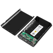 Load image into Gallery viewer, HAWEEL DIY 4x 18650 Battery (Not Included) 12000mAh Dual-way QC Charger Power Bank Shell Box with 2x USB Output &amp; Display,  Support QC 2.0 / QC 3.0 / FCP / SFCP /  AFC / MTK / BC 1.2 / PD