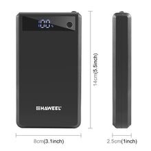 Load image into Gallery viewer, HAWEEL DIY 6 x 18650 Battery 24W Fast Charge Power Bank Box Case with Display, Not Include Battery, 6 x 18650 Battery