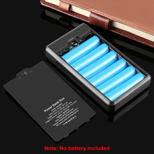Load image into Gallery viewer, HAWEEL DIY 6 x 18650 Battery 24W Fast Charge Power Bank Box Case with Display, Not Include Battery, 6 x 18650 Battery